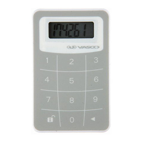 Vasco Digipass 270 User manual