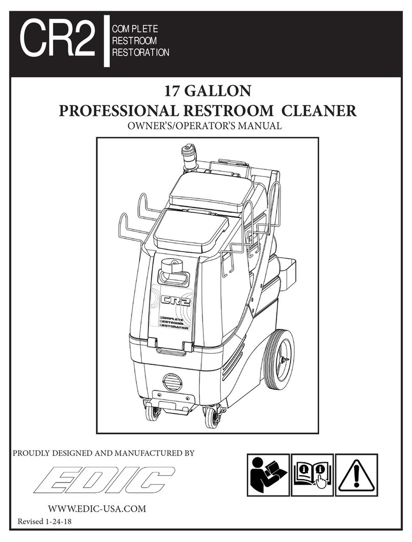 Edic CR2 Owner's/operator's manual
