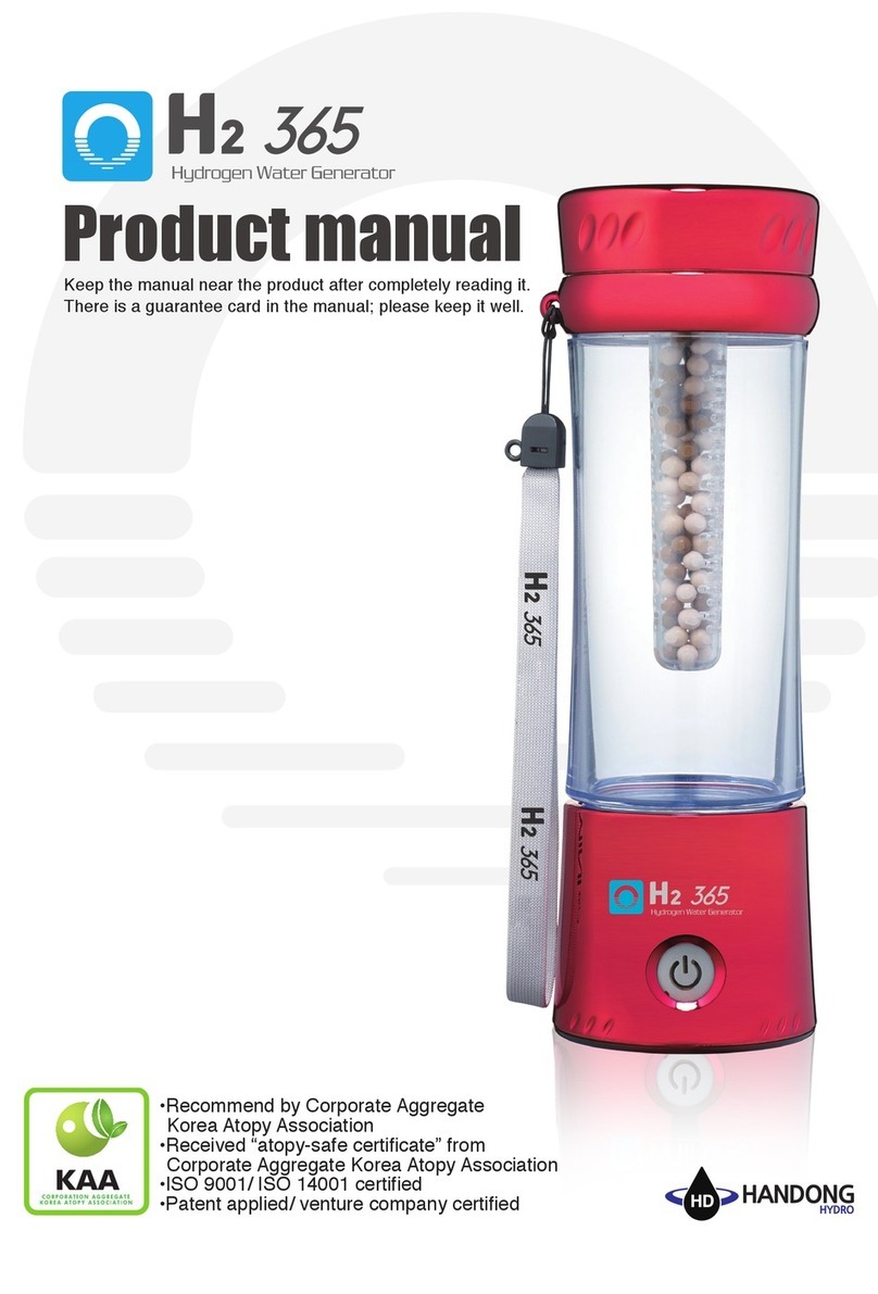 HANDONG HYDRO H2 365 product manual