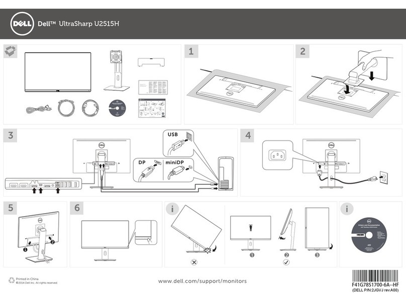 Dell UltraSharp U2515H User manual Dell UltraSharp U2515H User manual