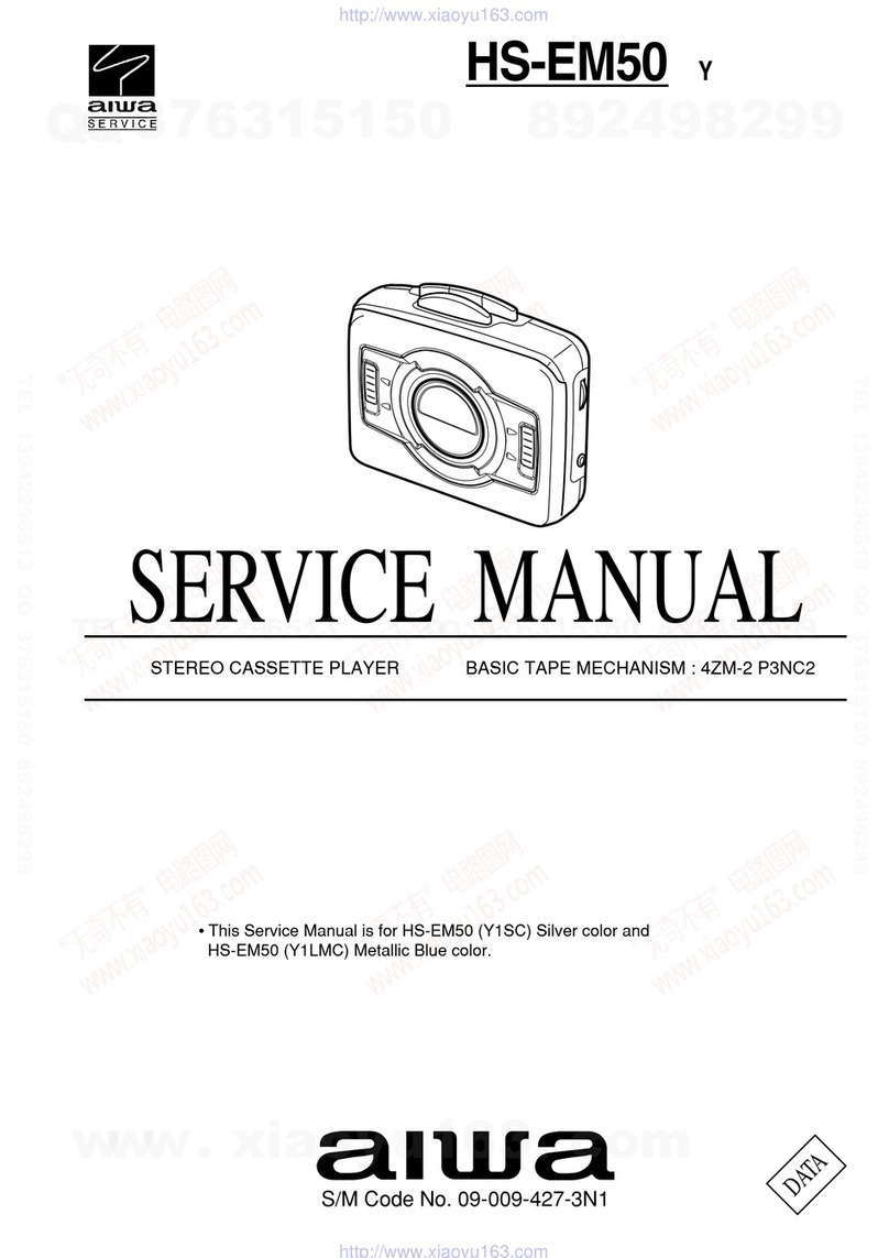 Aiwa HS-EM50 Service manual