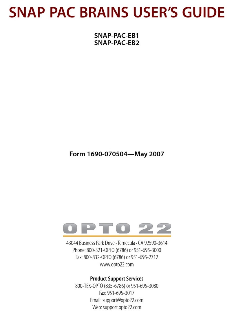 OPTO 22 SNAP-PAC-EB1 user guide
