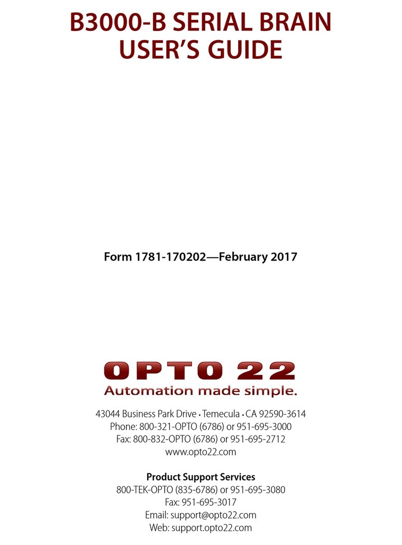 OPTO 22 B3000-B user guide