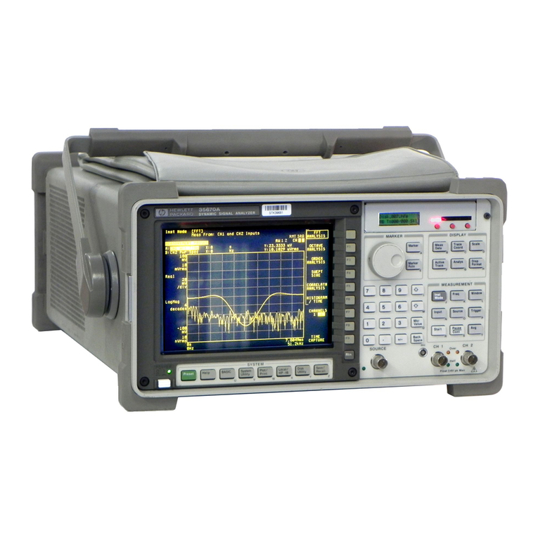 Agilent Technologies 35670A User manual