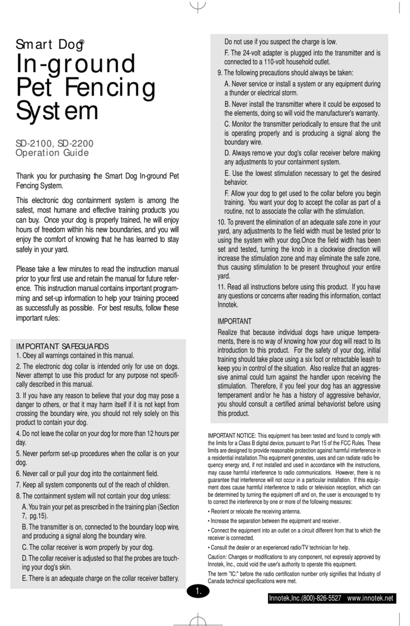 Smart Dog SD-2100 Operation guide