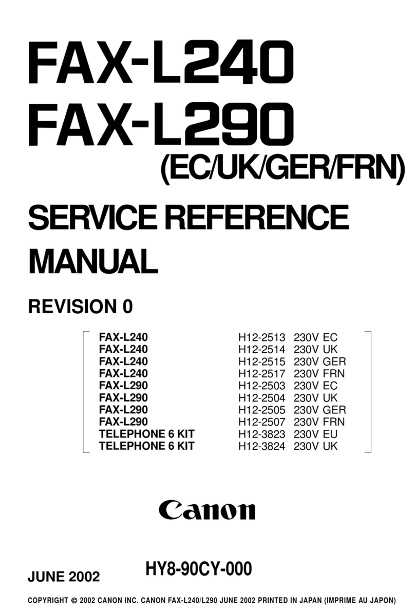 Canon FAX-L240 User manual