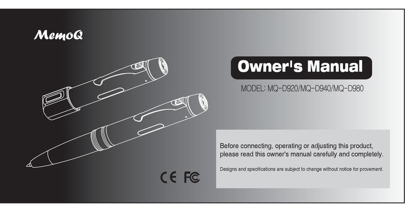 Memoq MQ-D920 owner's manual