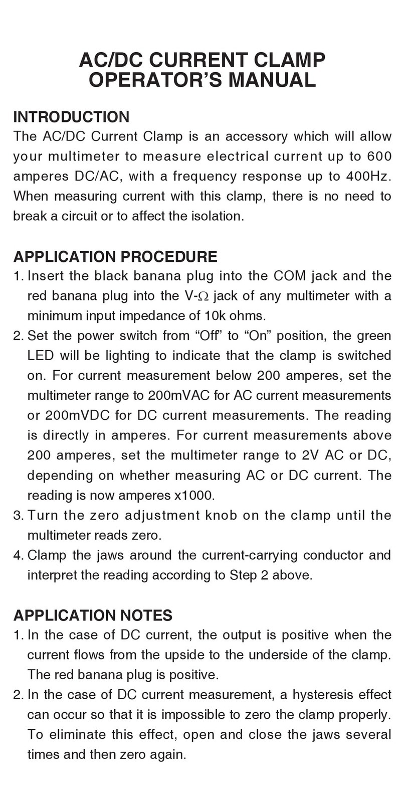 PICO TA019 User manual