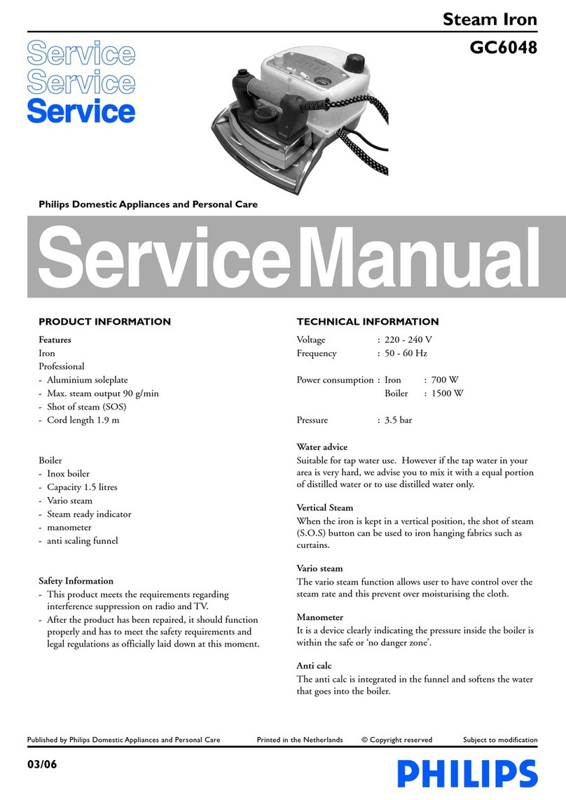 Philips Supervapor GC6048 User manual