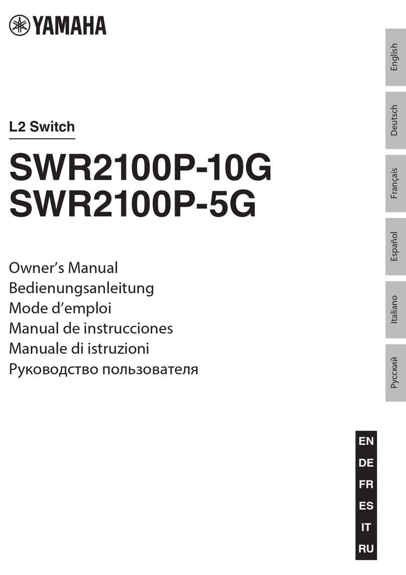 Yamaha SWR2100P-10G owner's manual