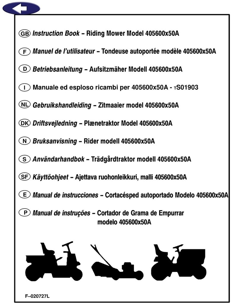Murray 405600x50A User manual