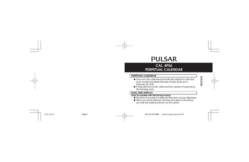 Pulsar 8F56 manual