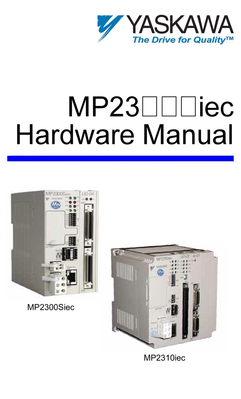 YASKAWA MP2300Siec User manual