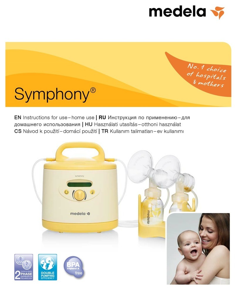 Medela Symphony User manual Medela Symphony User manual