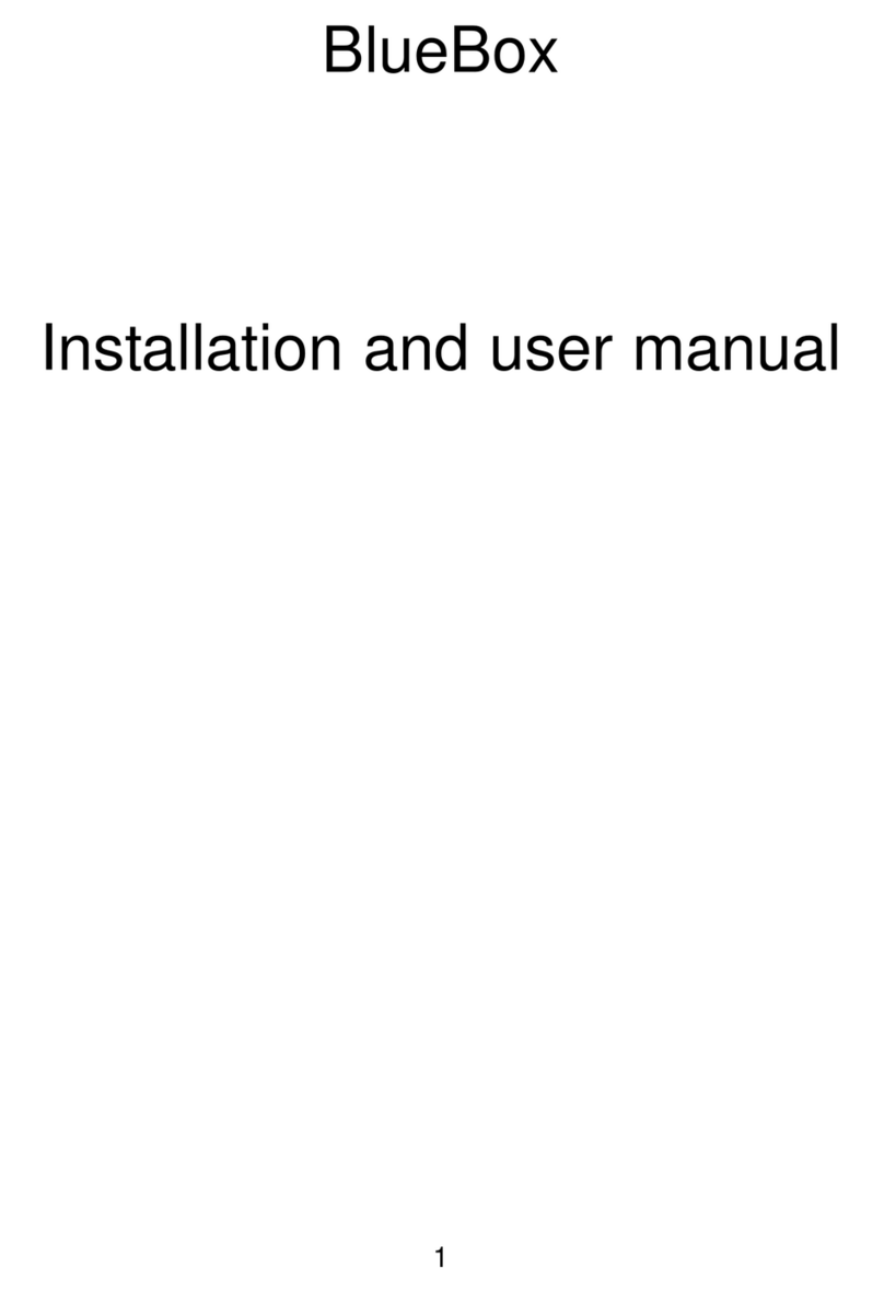 Euracom BlueBox Installation and user manual Euracom BlueBox Installation and user manual