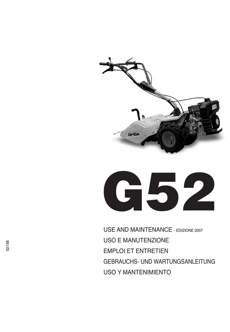 Grillo G52 Use and maintenance