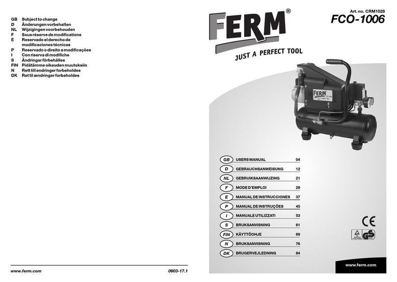 Ferm FCO-1006 User manual