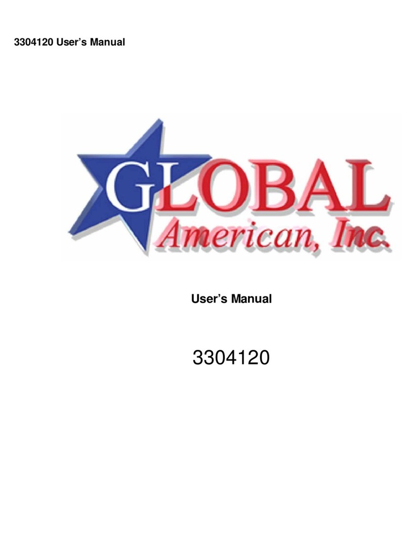 Global American Inc. 3304120 User manual