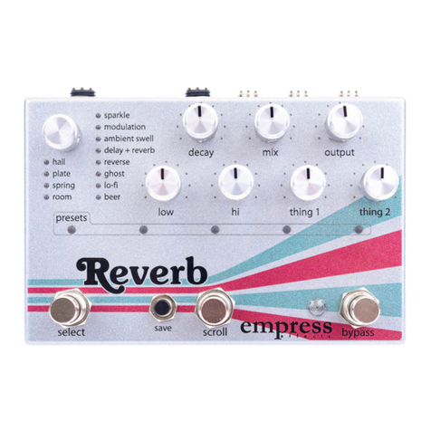Empress Effects Reverb user manual