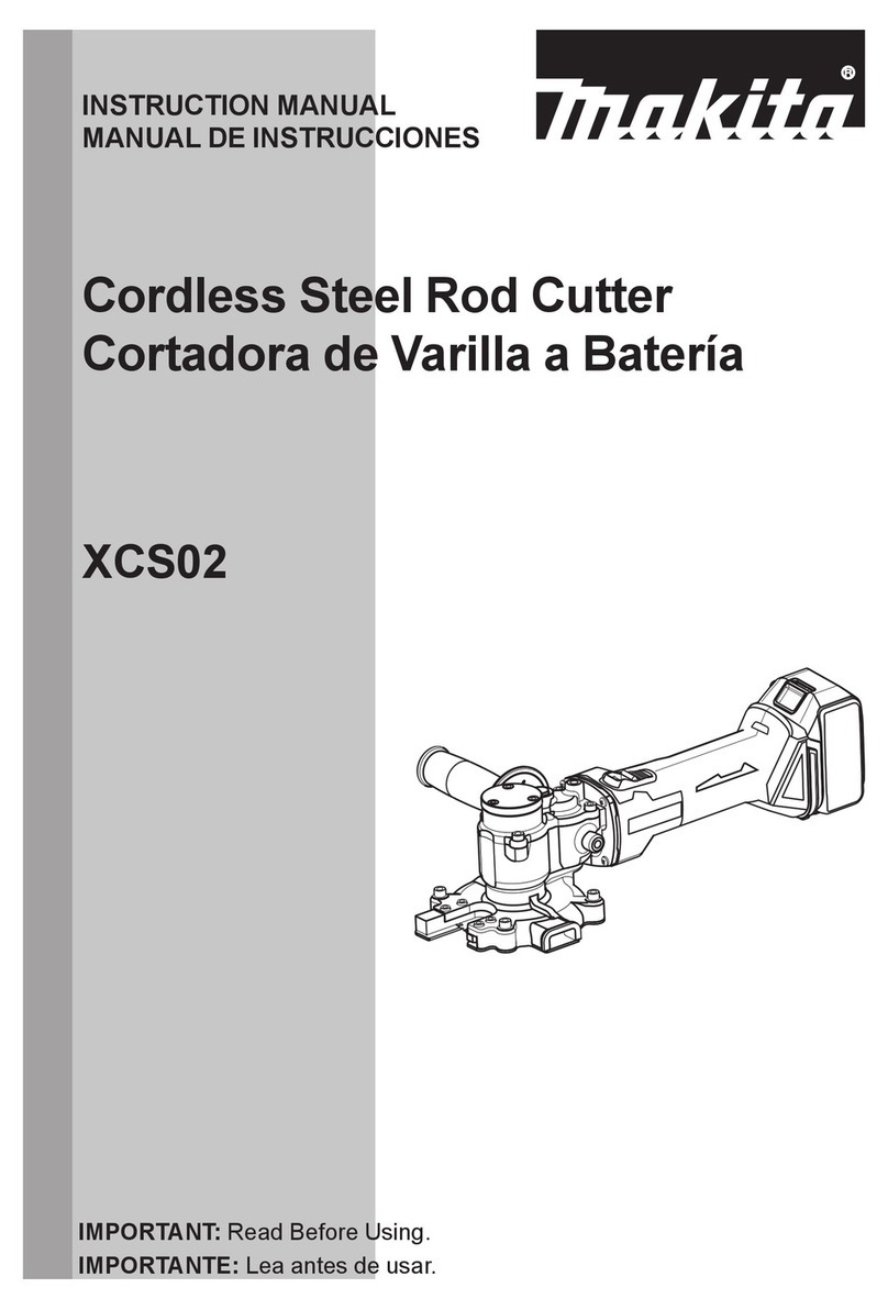 Makita XCS02 User manual