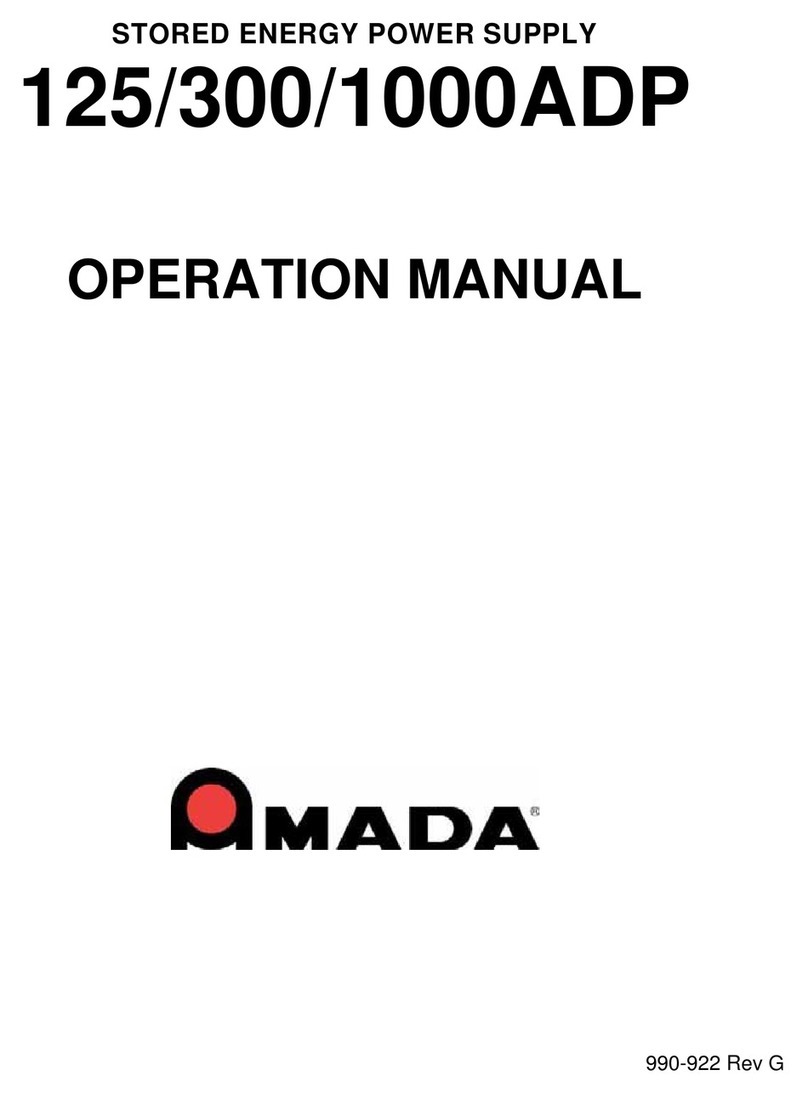 Amada 125ADP Operation manual