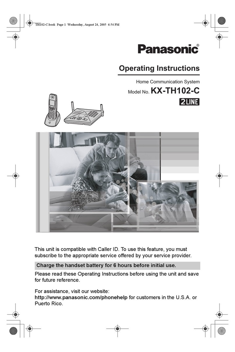 Panasonic KX-TH102-C User manual