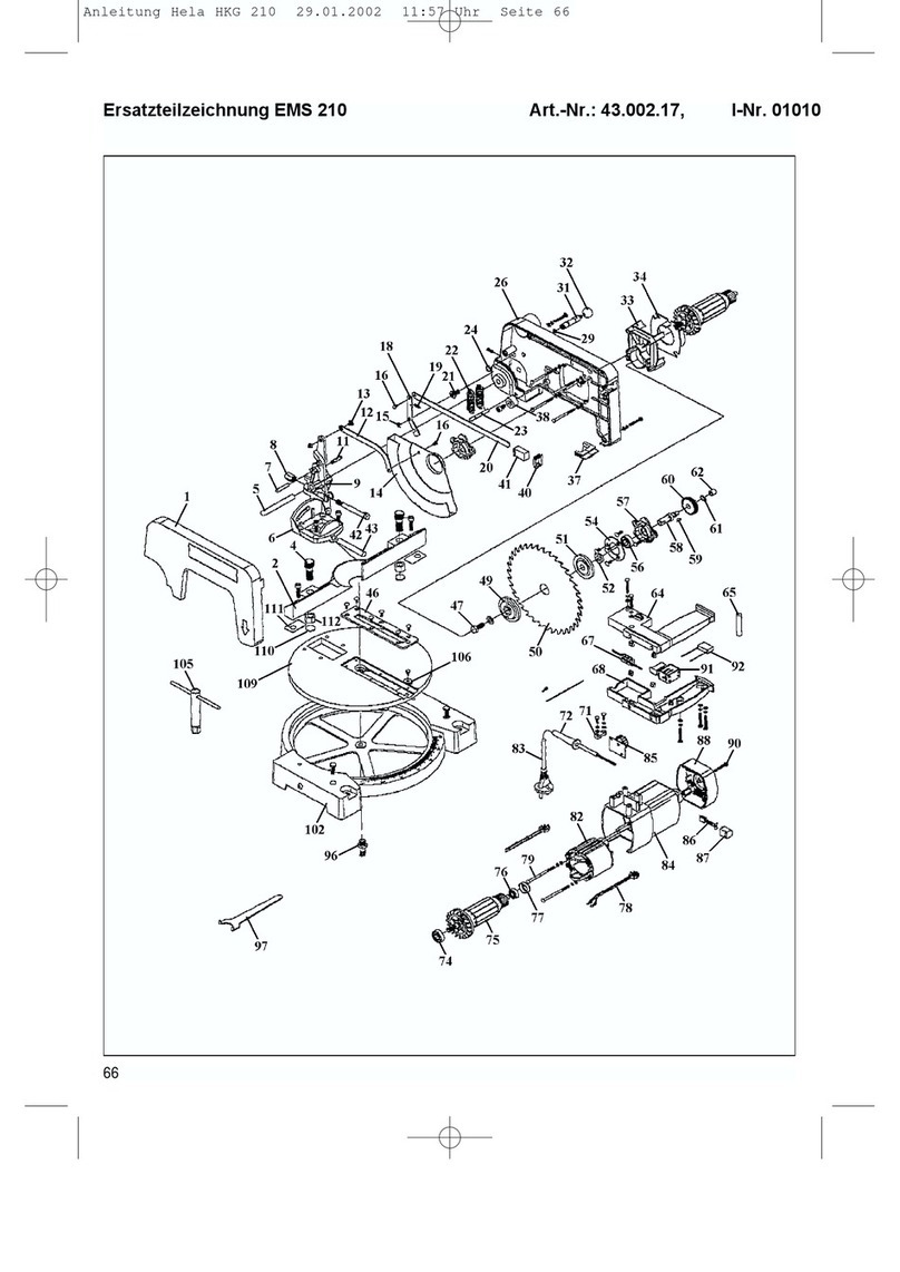 Power Craft EMS 210 operating instructions