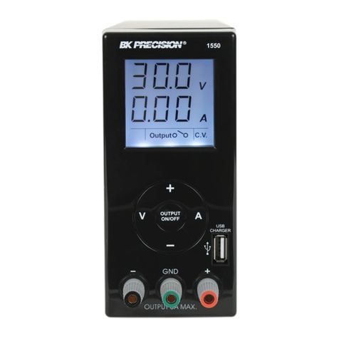 B+K precision 1550 user manual