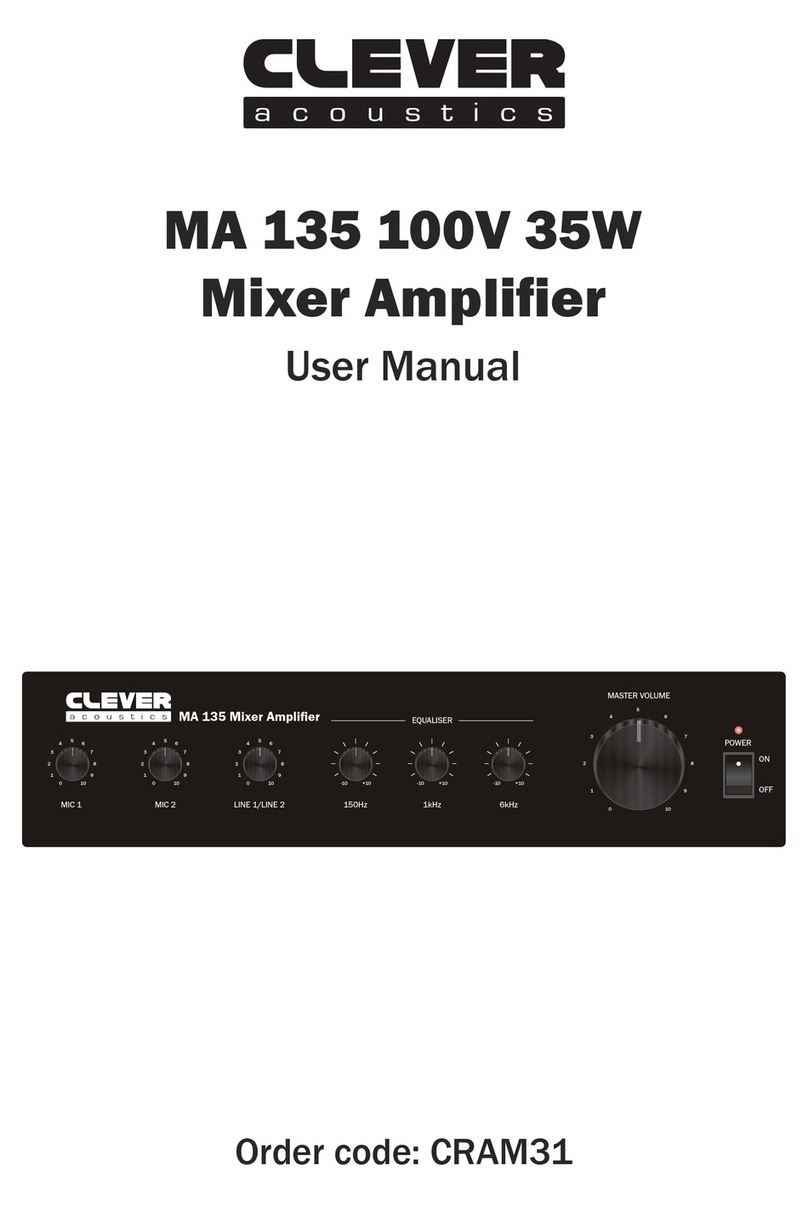 Clever Acoustics MA 135 user manual