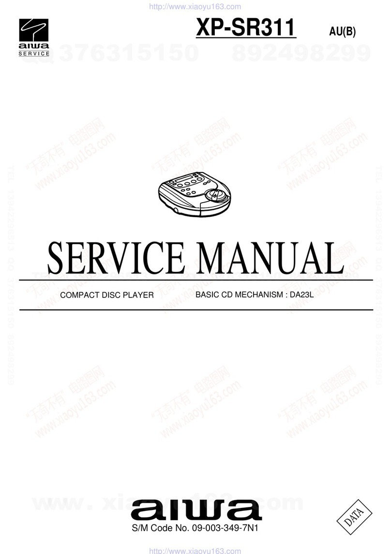 Aiwa XP-SR311AU Service manual