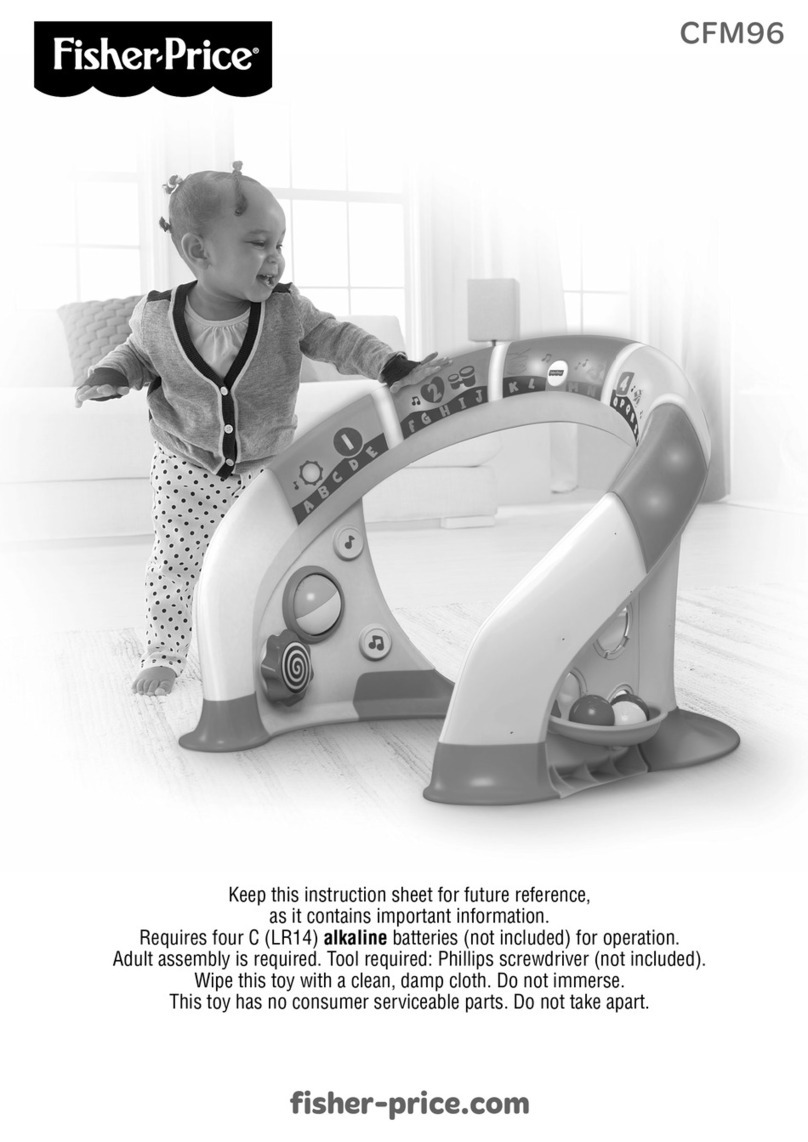 Fisher-Price CFM96 instruction sheet Fisher-Price CFM96 instruction sheet
