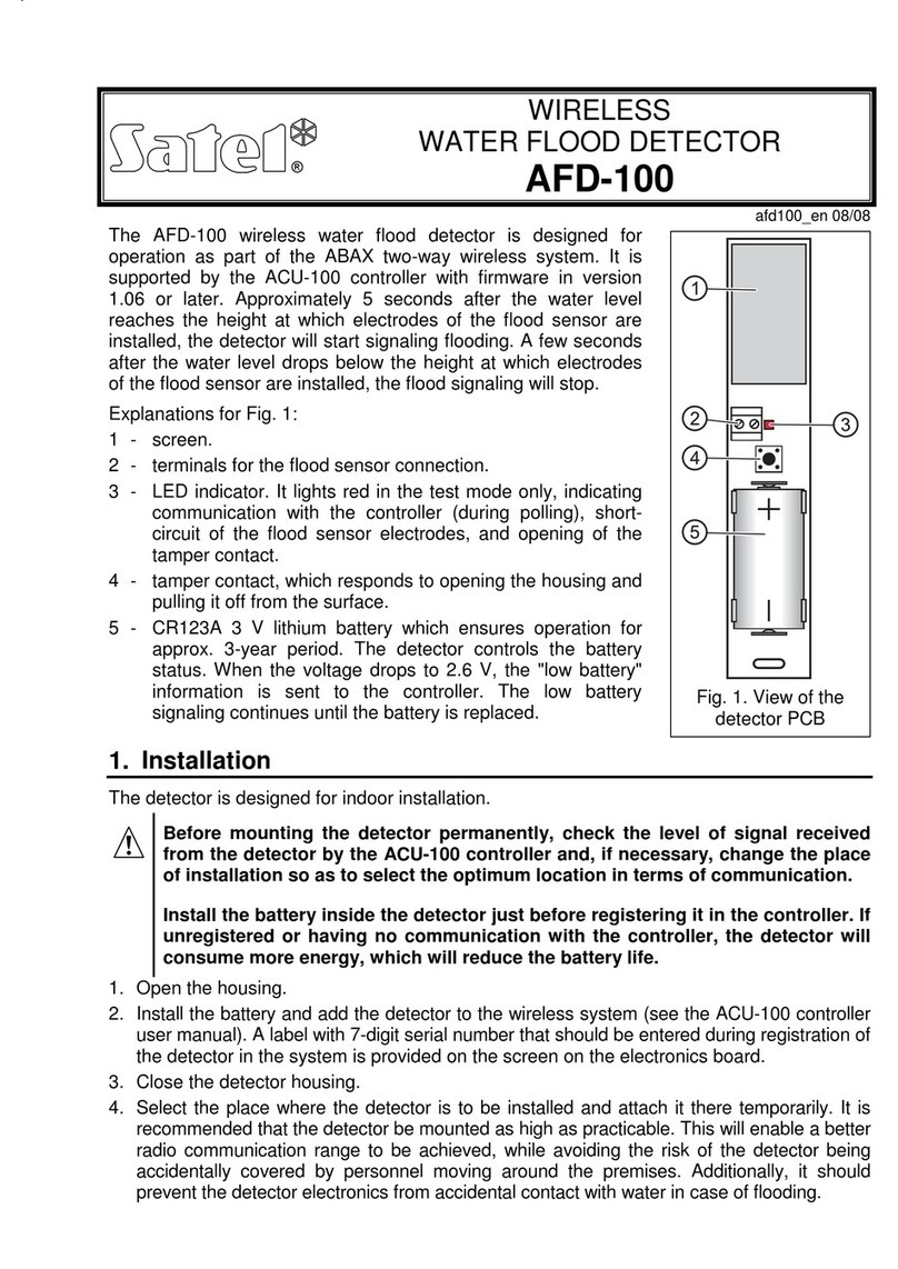 Satel AFD-100 User manual