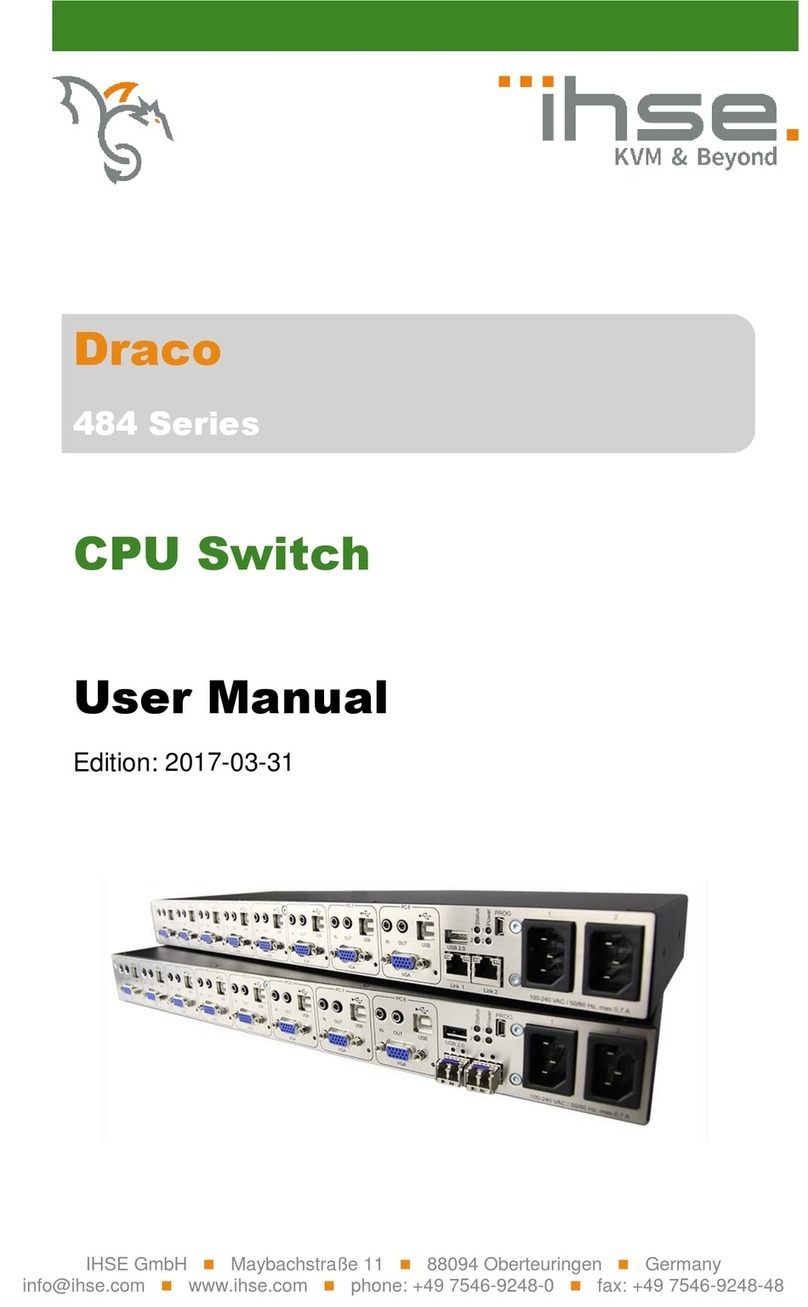 Ihse L484-8VHSWR User manual Ihse L484-8VHSWR User manual