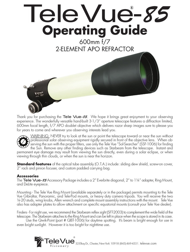 TeleVue 85 operating guide