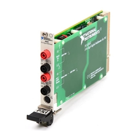 National Instruments NI PXI-4060 User manual National Instruments NI PXI-4060 User manual