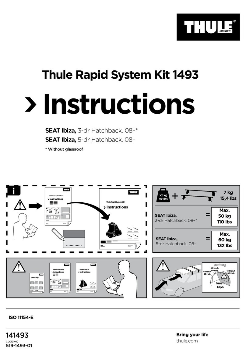 Thule 1493 User manual
