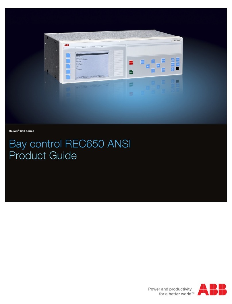 ABB REC650 ANSI Product guide