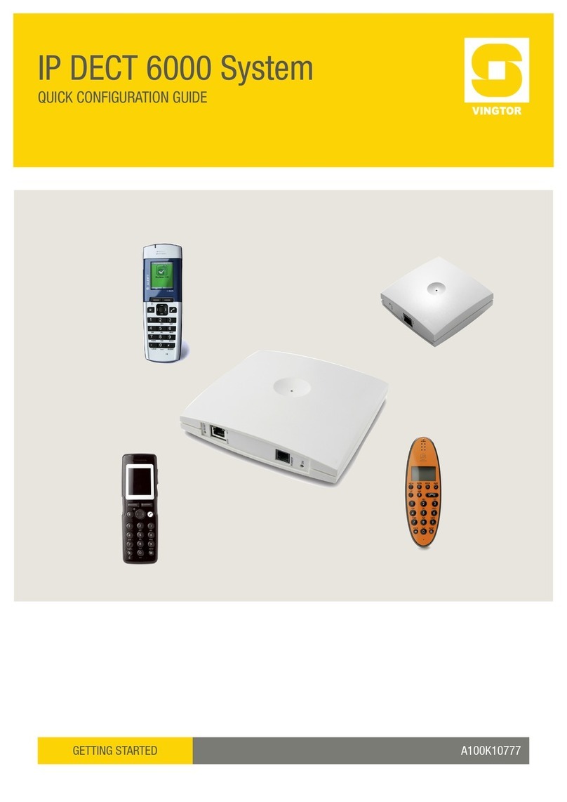 Vingtor IP DECT 6000 User manual