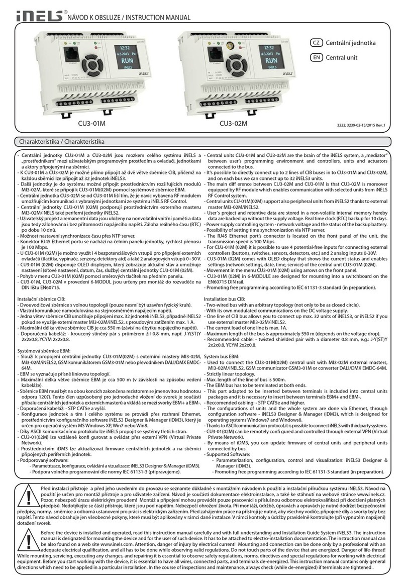 iNels CU3-01M instruction manual