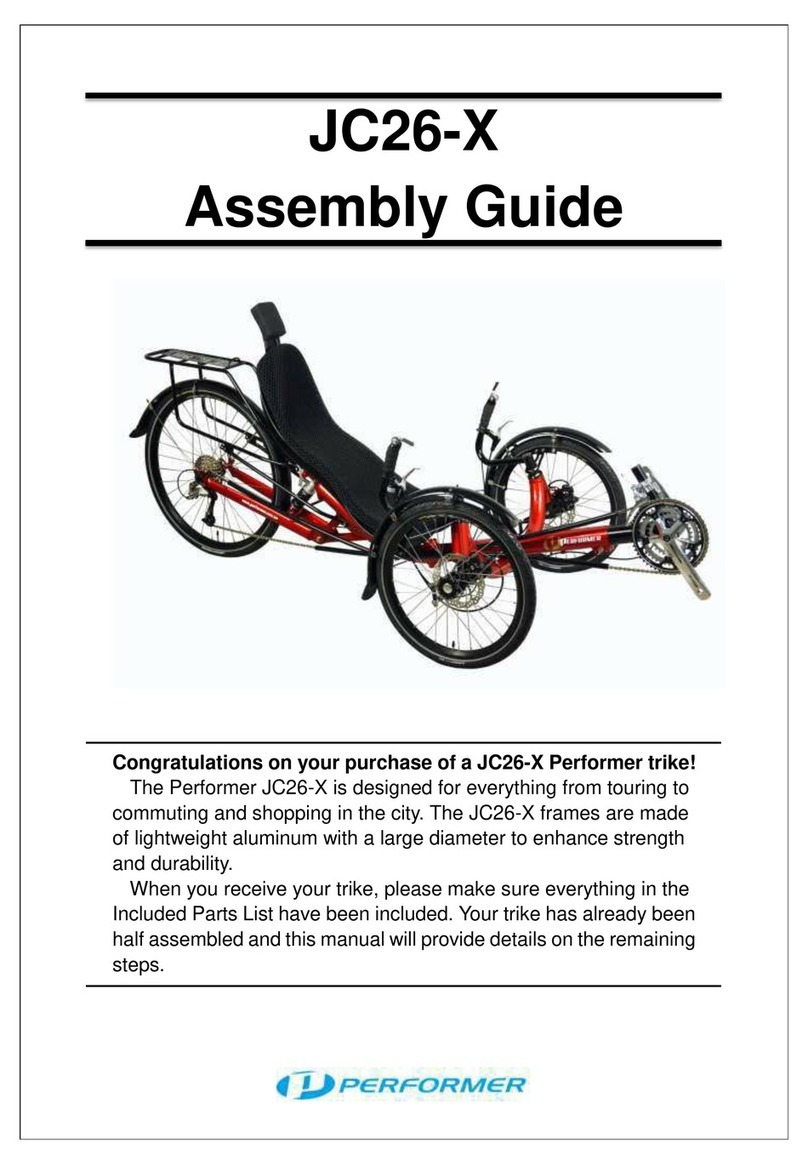 Performer JC26-X Assembly guide