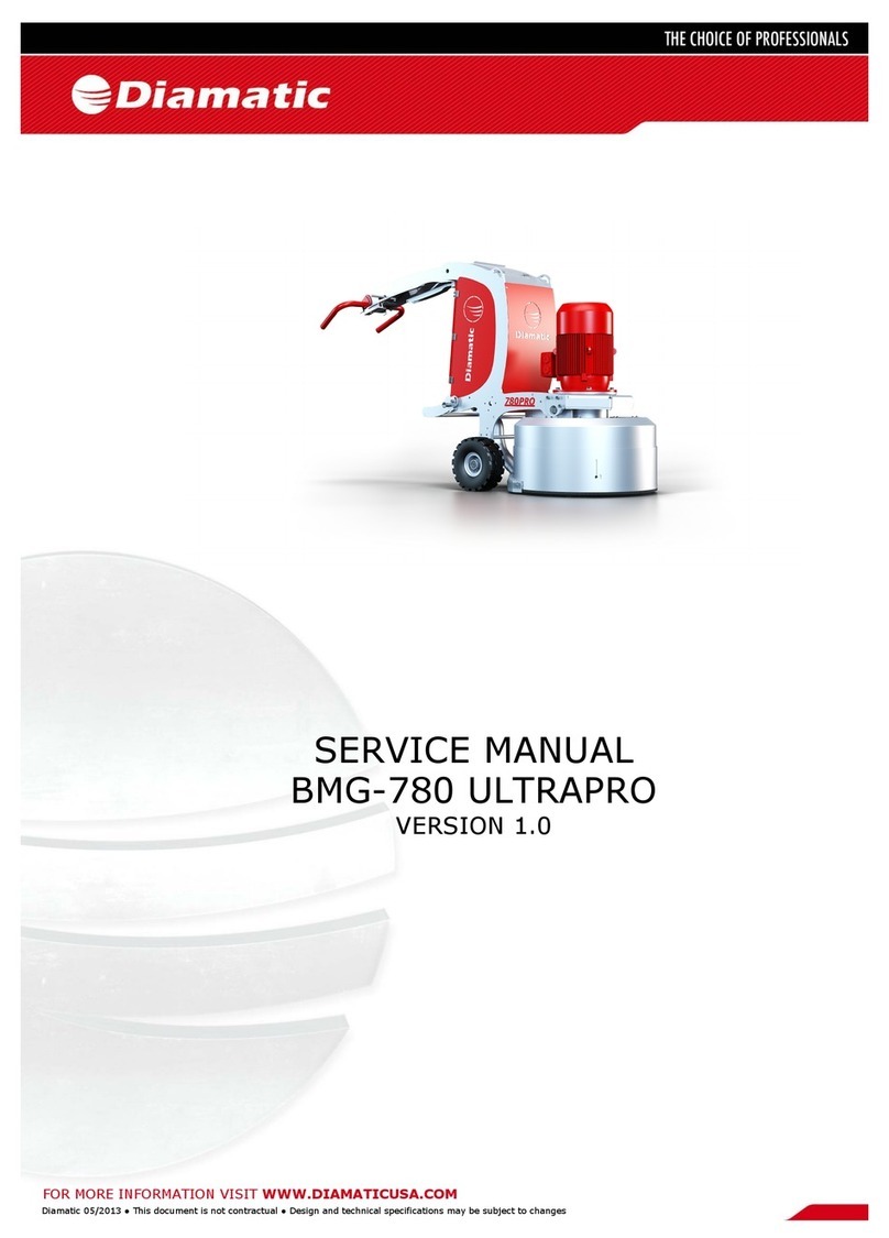 Diamatic BMG-780 ULTRAPRO User manual