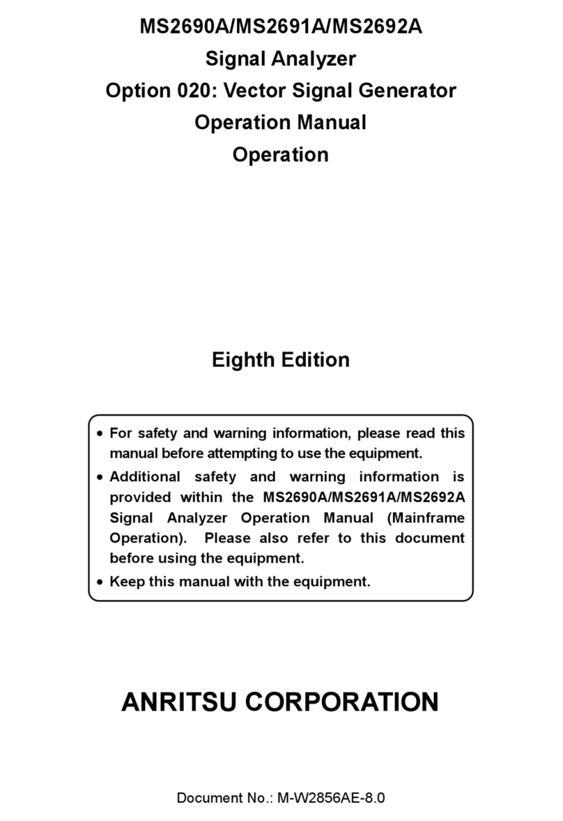 Anritsu MS2690A User manual