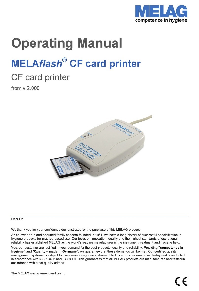 MELAG MELAflash CF operating manual