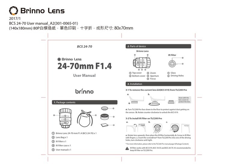 Brinno BCS 24-70 user manual