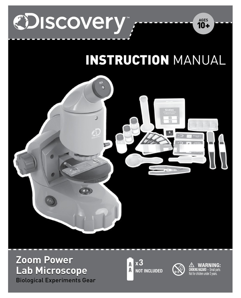 Discovery Telecom Zoom Power Lab Microscope instruction manual