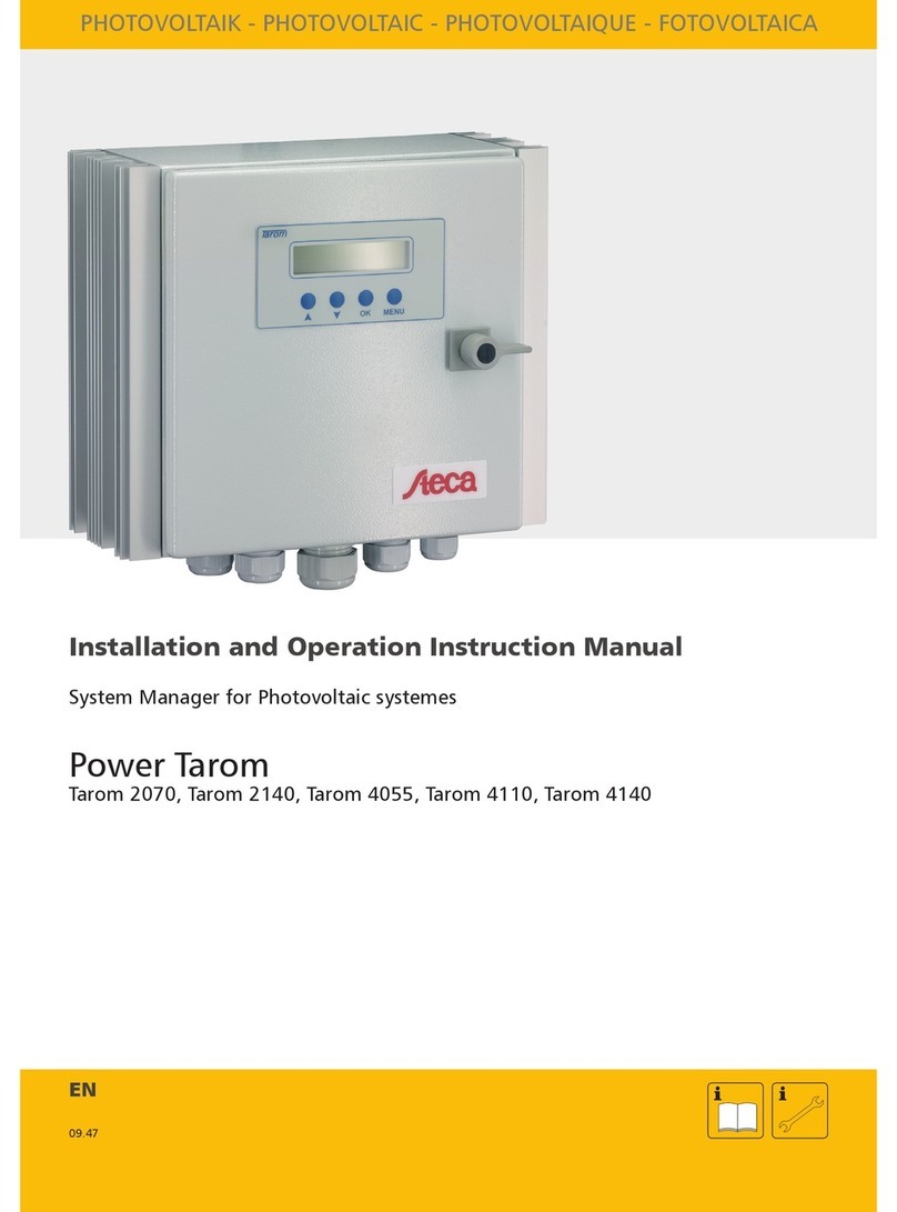 Steca Power Tarom 2070 Service manual