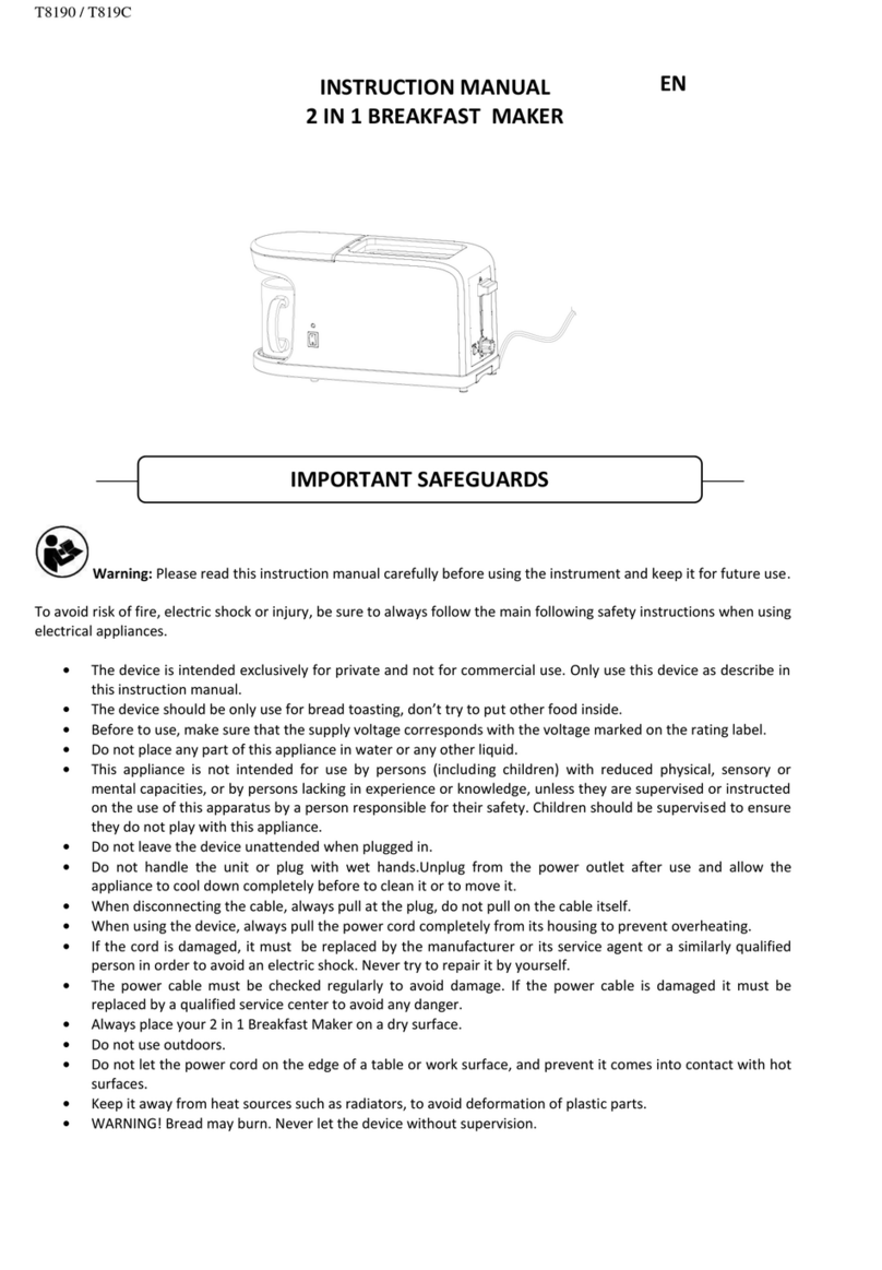 Eurotops T8190 instruction manual