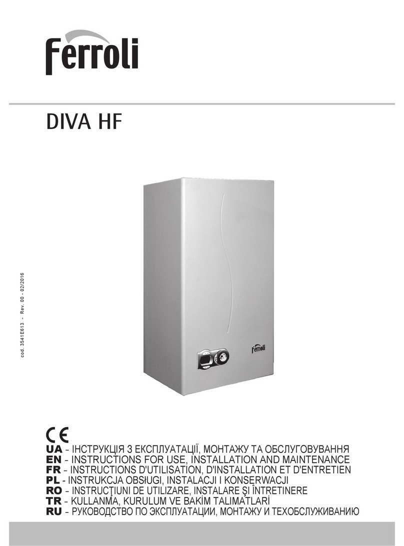 ferolli DIVA HF24 Instructions for use, installation and maintenance ferolli DIVA HF24 Instructions for use, installation and maintenance