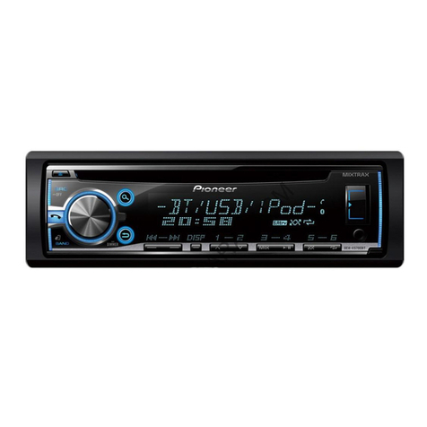 Pioneer DEH-X5700BT quick start guide