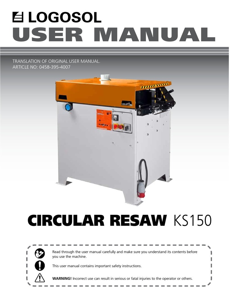 Logosol KS150 user manual
